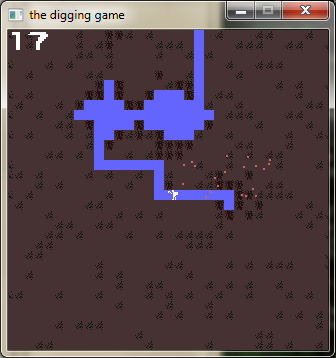 Screenshot 1 of the digging game