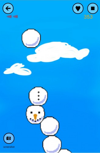 Screenshot 2 of Snowman Drop
