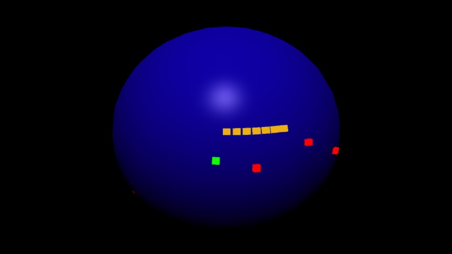 Screenshot 1 of Non-Euclidean Snake