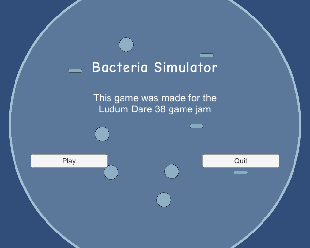 Screenshot 1 of Bacteria Simulator