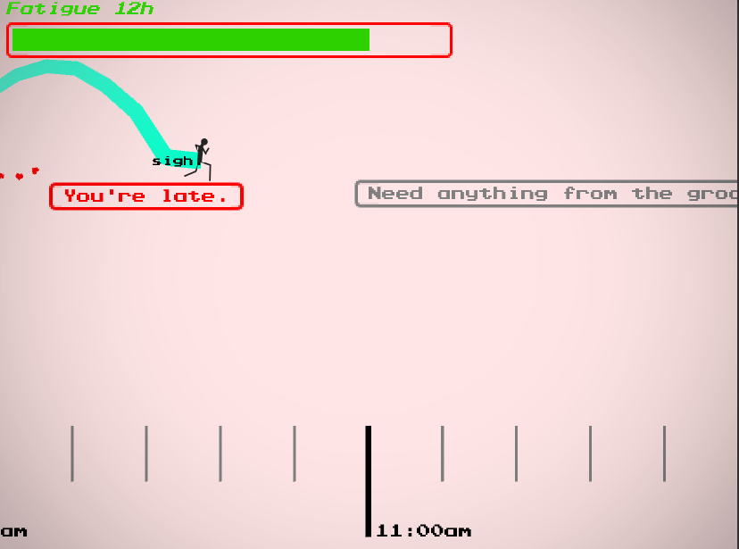 Screenshot 1 of burnout. : a runner game about depression and the others