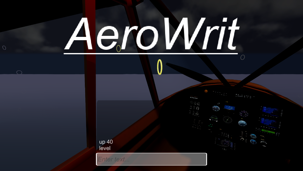 Screenshot 1 of AeroWrit - Text/Flight Sim