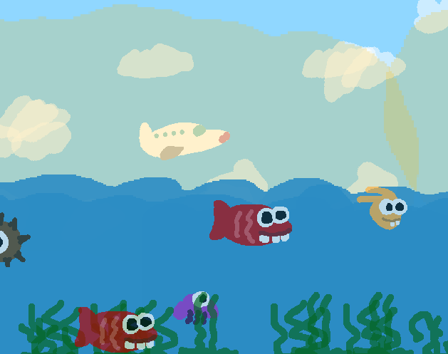 Screenshot 1 of Plane Fishing