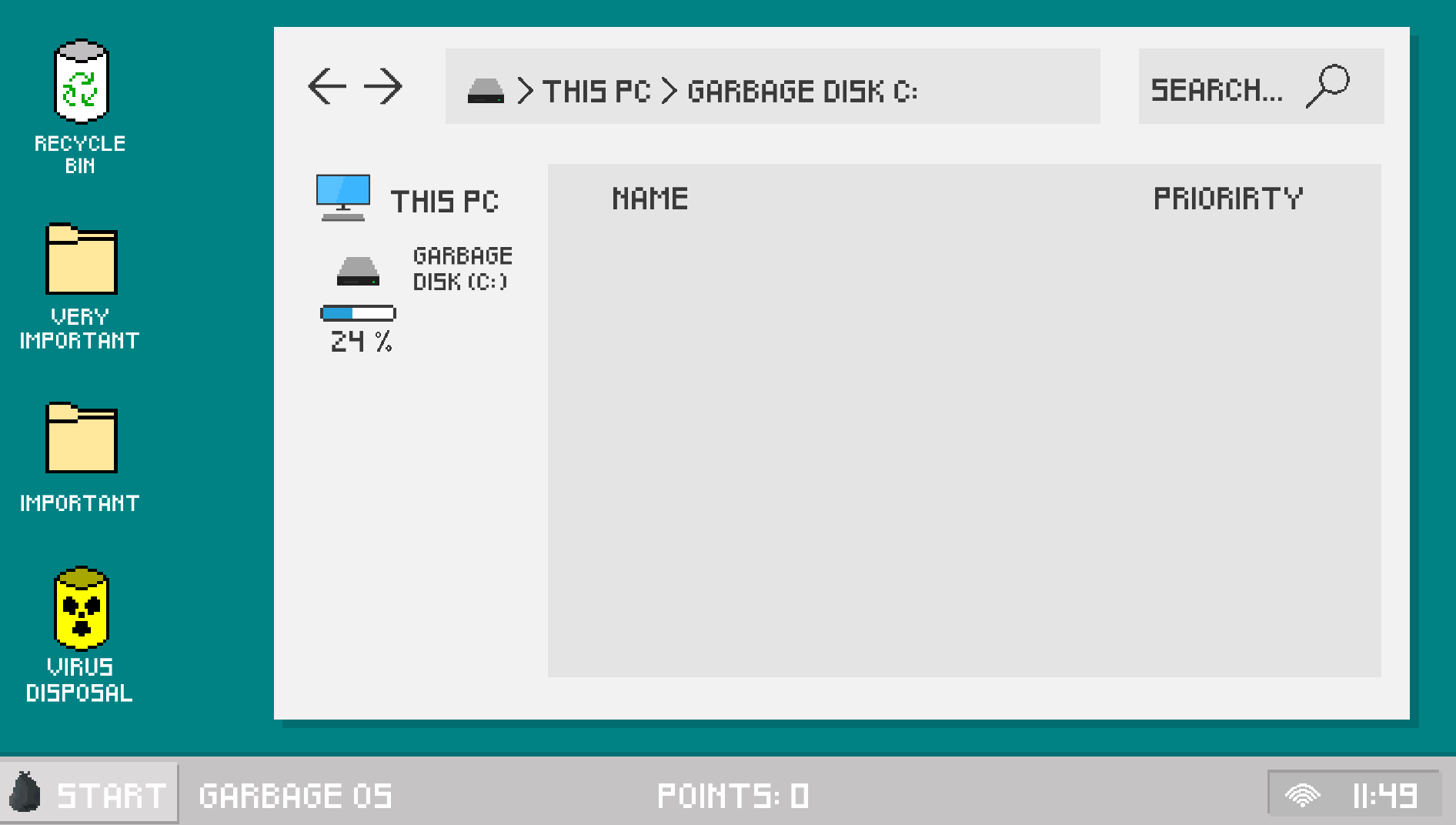 Screenshot 1 of Garbage Disk