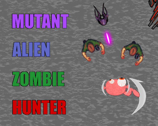 Screenshot 1 of Mutant Alien Zombie Hunter