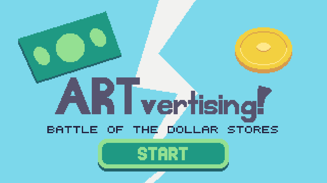Screenshot 1 of Artvertising: The Battle of the Dollar Stores!