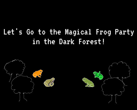 Screenshot 1 of Let's Go to the Magical Frog Party in the Dark Forest!