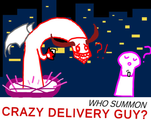 Screenshot 1 of Who Summon Crazy Delivery Guy?