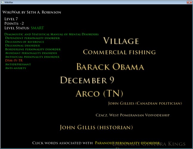 Screenshot 1 of WikiWar