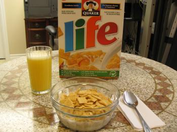 Part of this complete breakfast.