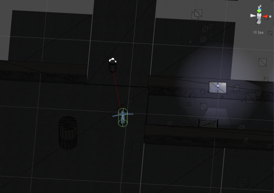Look at this little fellow down there, that's one of our still un-textured monsters